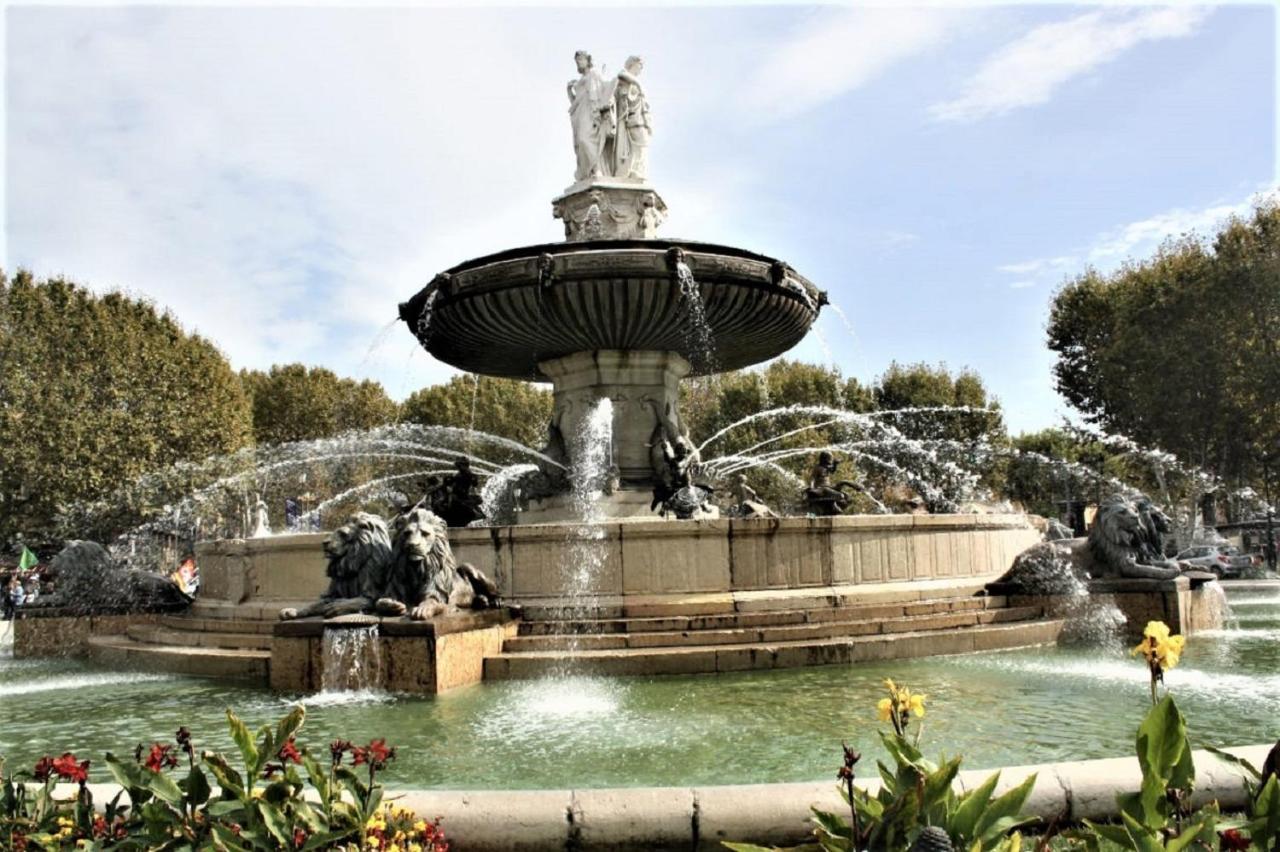 Blue Fountain Luxueux Studio Aix Centre Historique -Wifi-Smart Tv- Aix-en-Provence Eksteriør bilde